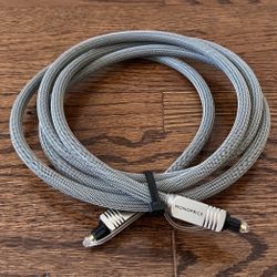 Monoprice Premium S/PDIF Toslink Digital Optical Audio Cable | 6ft