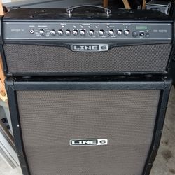 Line 6 Spider IV HD150 head With Line 6 4x12 Cab