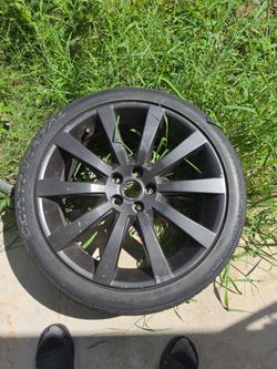 18” Staggered Aftermarket Rims w/ Continental Tires – Ready to Mount