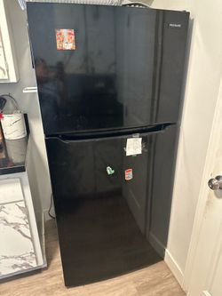 Black Frigidaire refrigerator
