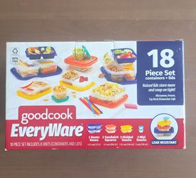 Goodcook Everyware, 18- Piece Reusable Containers