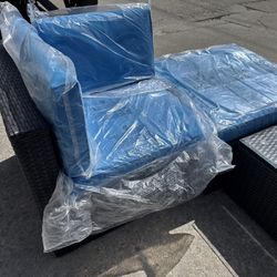 Outdoor Lounge Chair With Side Table 