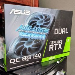 LIKE NEW GAMING ASUS GeForce RTX3050 8GB GDDR6 2xFans