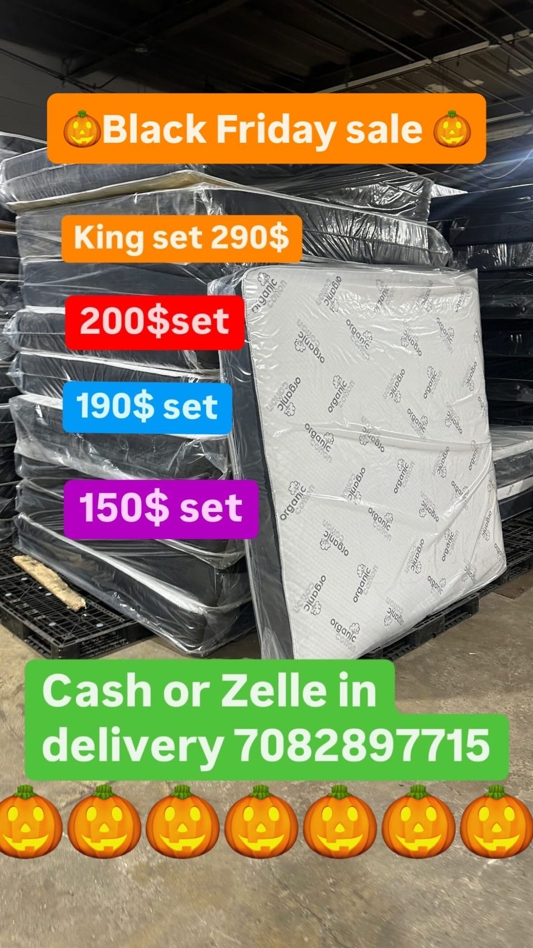 Huge sale for Mattress And Box Twin size mattress and box 150.$ full 190$ Queen 200$ king 290$. Mattress And Box and frame and headboard. King 580$ Qu