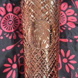 Starbucks 24oz Metallic Rose Gold 