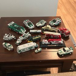 Mini Hess Trucks and Cars 