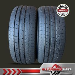 🔥 2- 245/35R20 PIRELLI P ZERO TIRES — LIKE NEW — DOT 2020 — ONLY $110 EACH INSTALLED! 🔥🔥