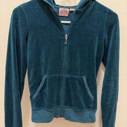 Vintage Juicy Couture Velour Zip-Up Hoodie