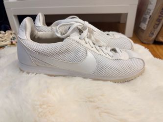 Nike Cortez White Mesh Sneakers
