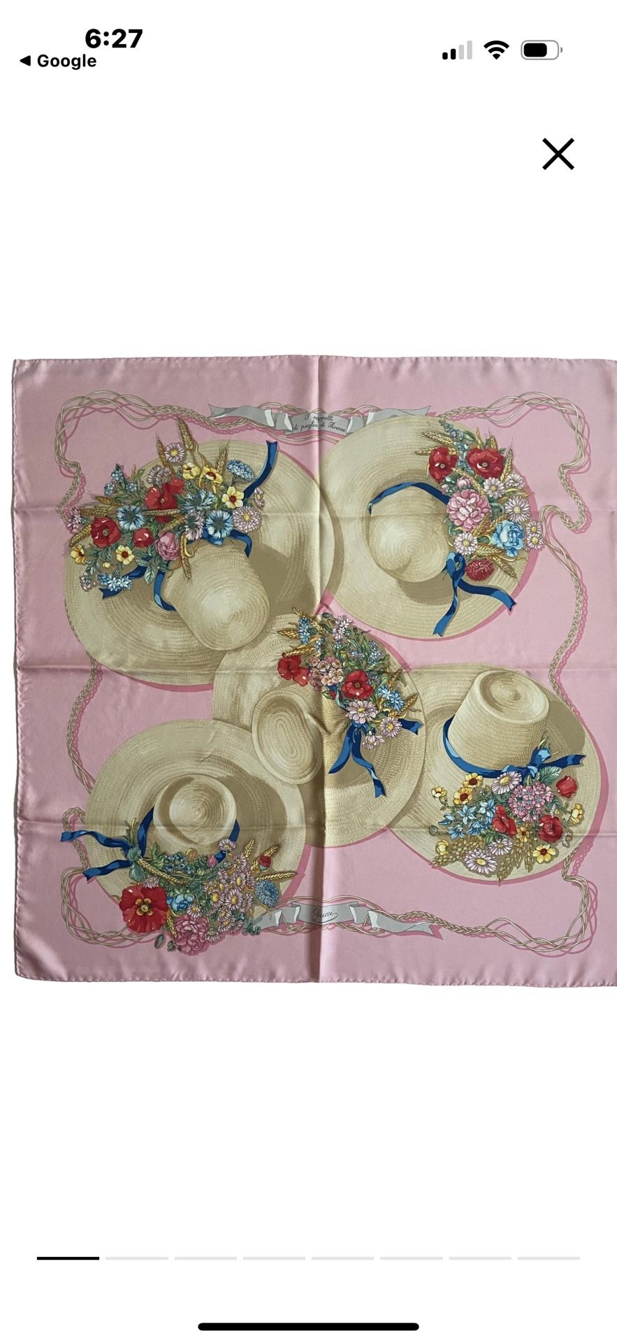 Gucci silk scarf