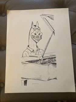 RARE James (Jim) Christensen Disney Composer 1960 Original Drawings