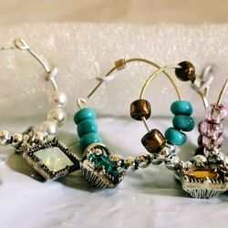 Wine Glasses Charms New 6 Pieces