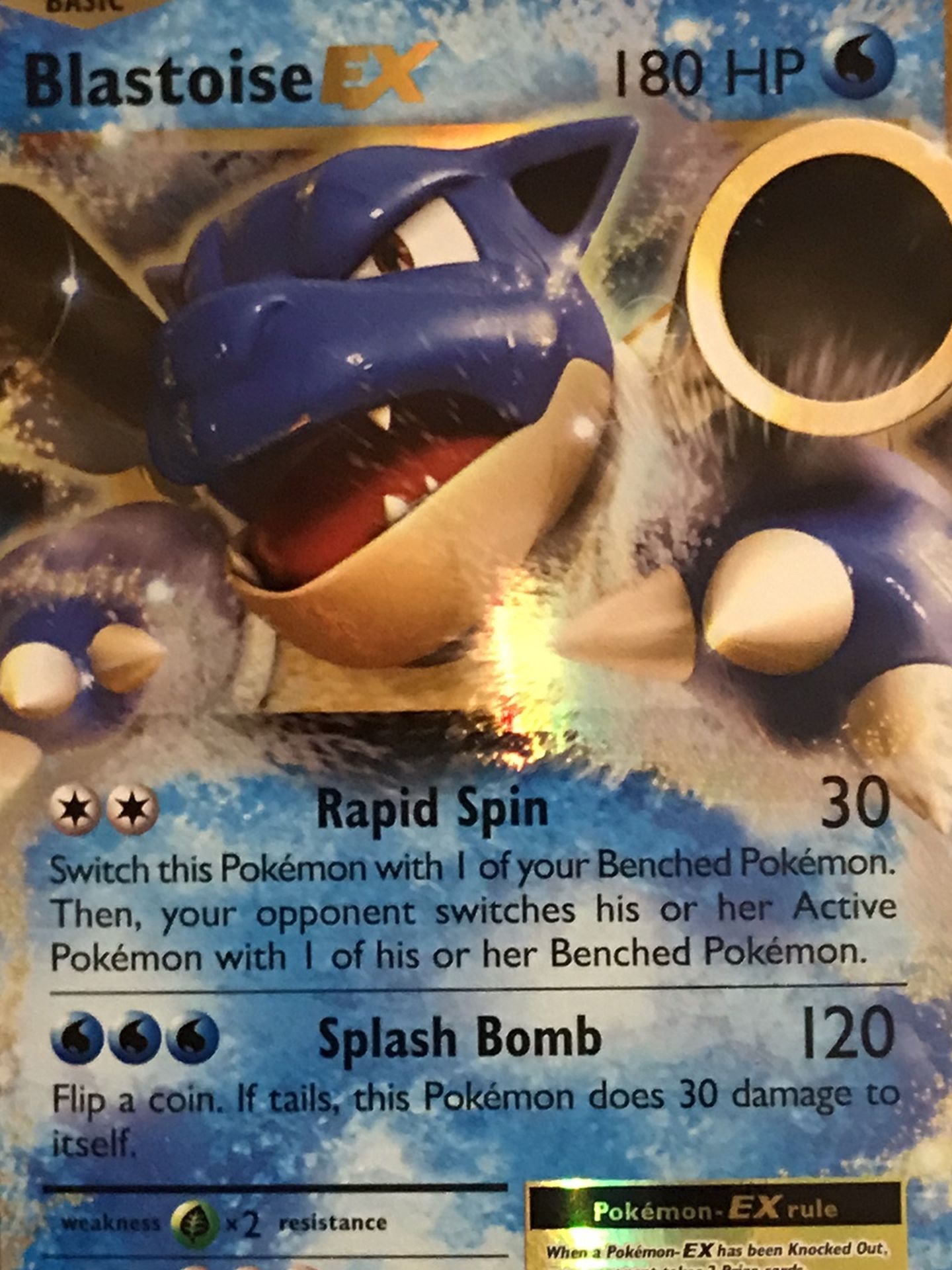 Blastoise EX 21/108 NM Near Mint XY Evolution Full Art Ultra Rare Holo Pokemon