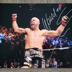 WANDERLEI SILVA Signed 8x10 Photo Brazilian UFC MMA Fighter Autographed Photo