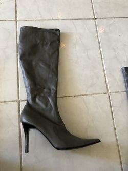 Bakers grey tall boots size 9 like new