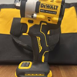 Brand New Dewalt ATOMIC 20V MAX Cordless Brushless 1/2 in. Variable Speed Impact Wrench (Tool Only