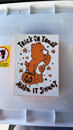 Halloween Care Bear Decor