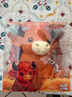 Squishy Highland Cow toy