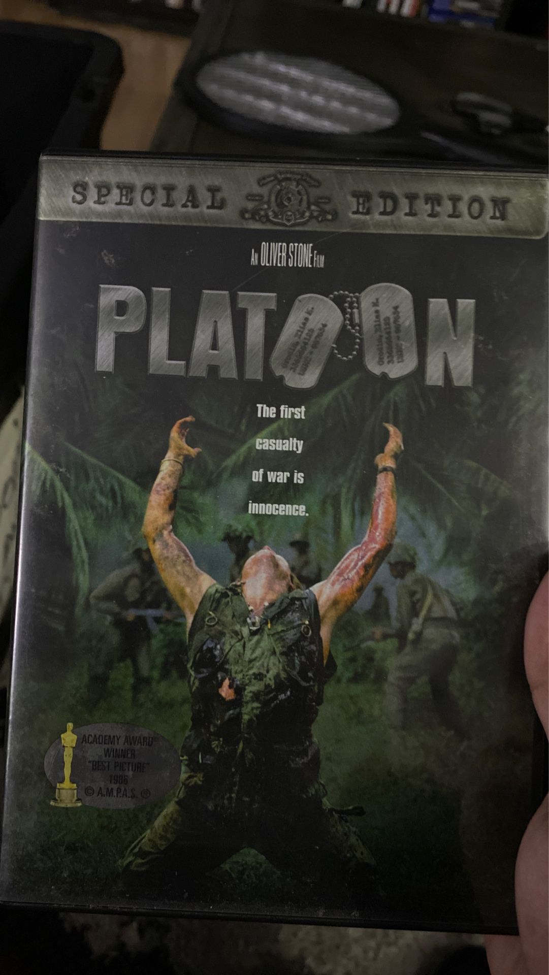 Platoon dvd