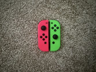Nintendo Switch Joy-Cons Splatoon Edition - Neon Pink & Green