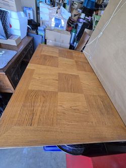 Wood Table And Chair Set