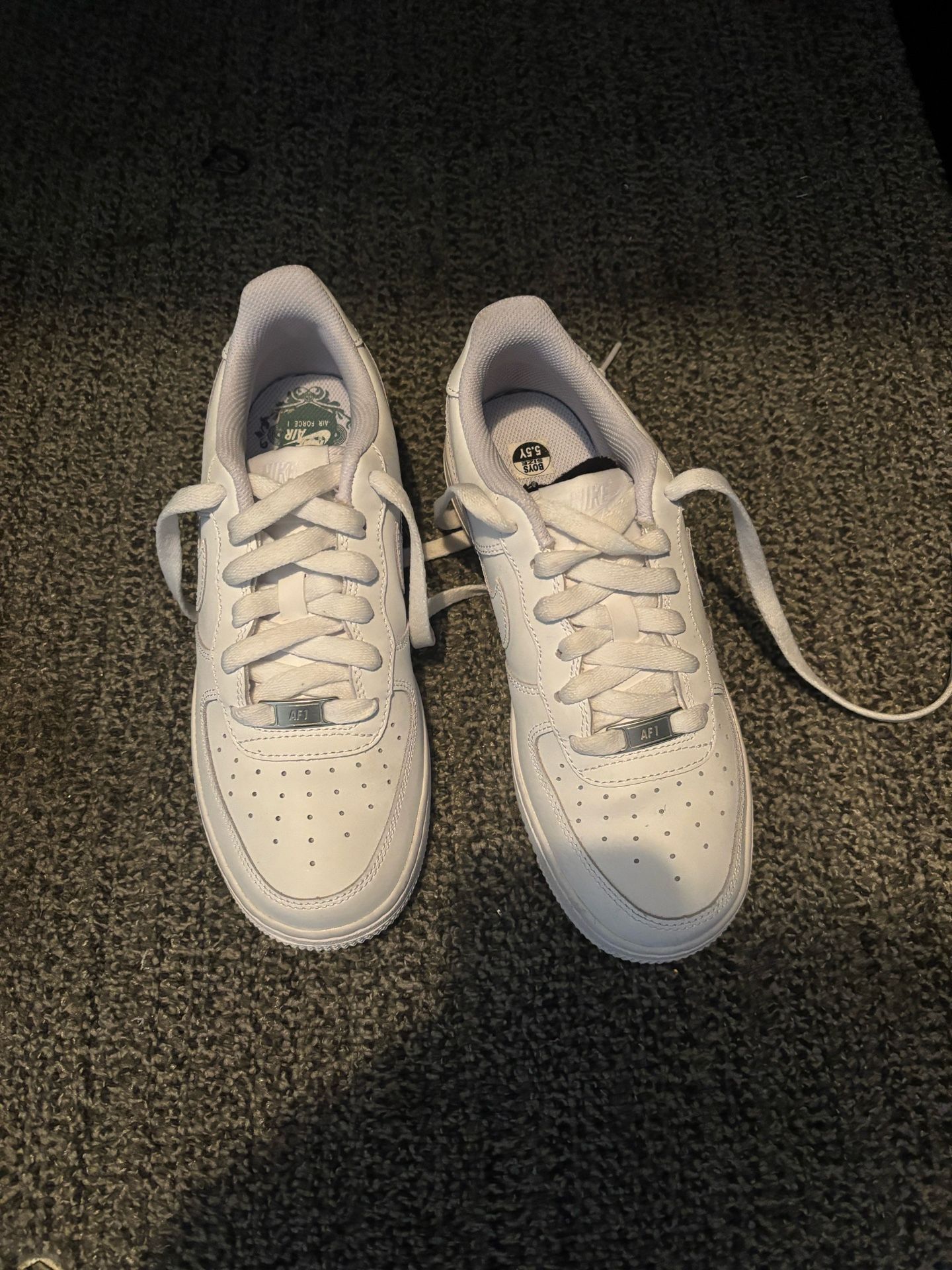 Air force ones size 5.5 Y