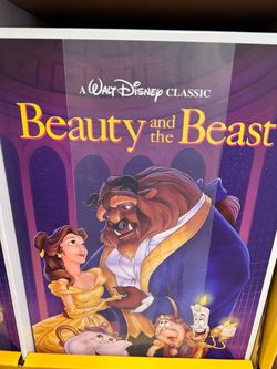 Beauty and the beast blanket VHS format