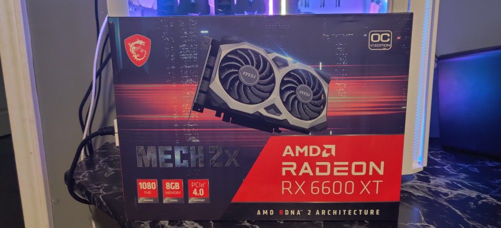 MSI AMD RX 6600 XT Video Card (6 Months Old)