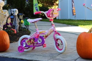 Toddlers Girls Minnie Mouse Bicycle