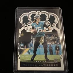 Trevor Lawrence ROOKIE Chronicles Crown Royale Card