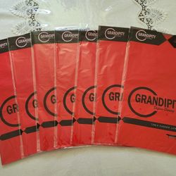 Red Plastic Tablecovers/ Table Runners (7)