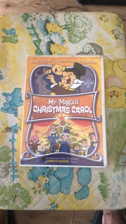 Mr. Magoo Christmas Carol Cartoon on DVD