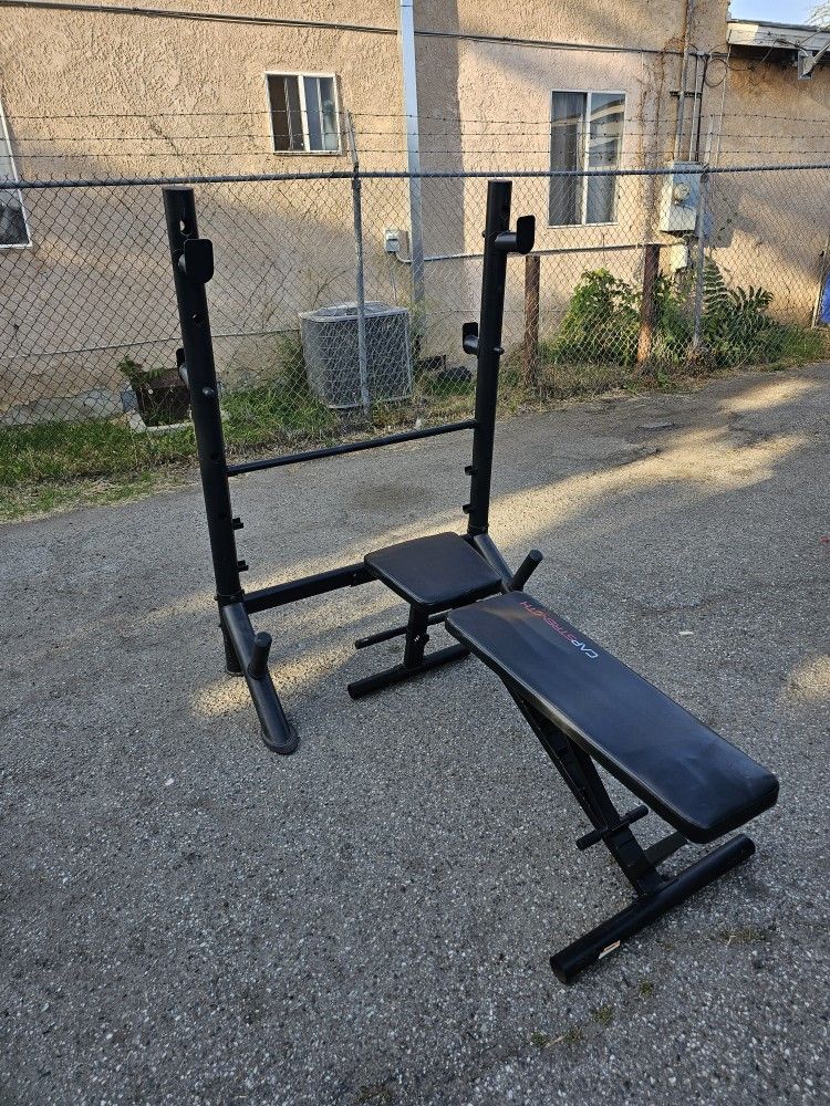 Weight Bench With Rack