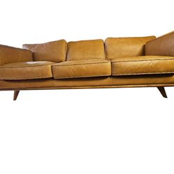 Article Leather Sofa – Mid-Century Modern (Used)