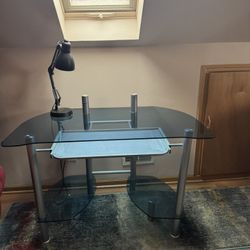 Glass Desk 