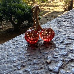 COACH BAG CHARM - CHERRIES 