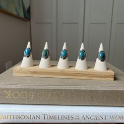 Chrysocolla Statement Rings ( firm on price )