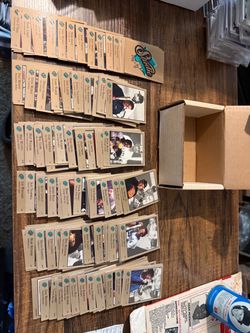 1992 Leaf Studio complete baseball card set loaded with HOFers & superstars