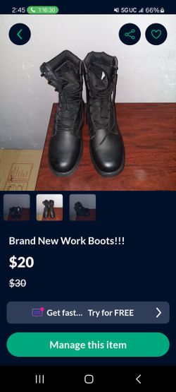 New Work Boots
