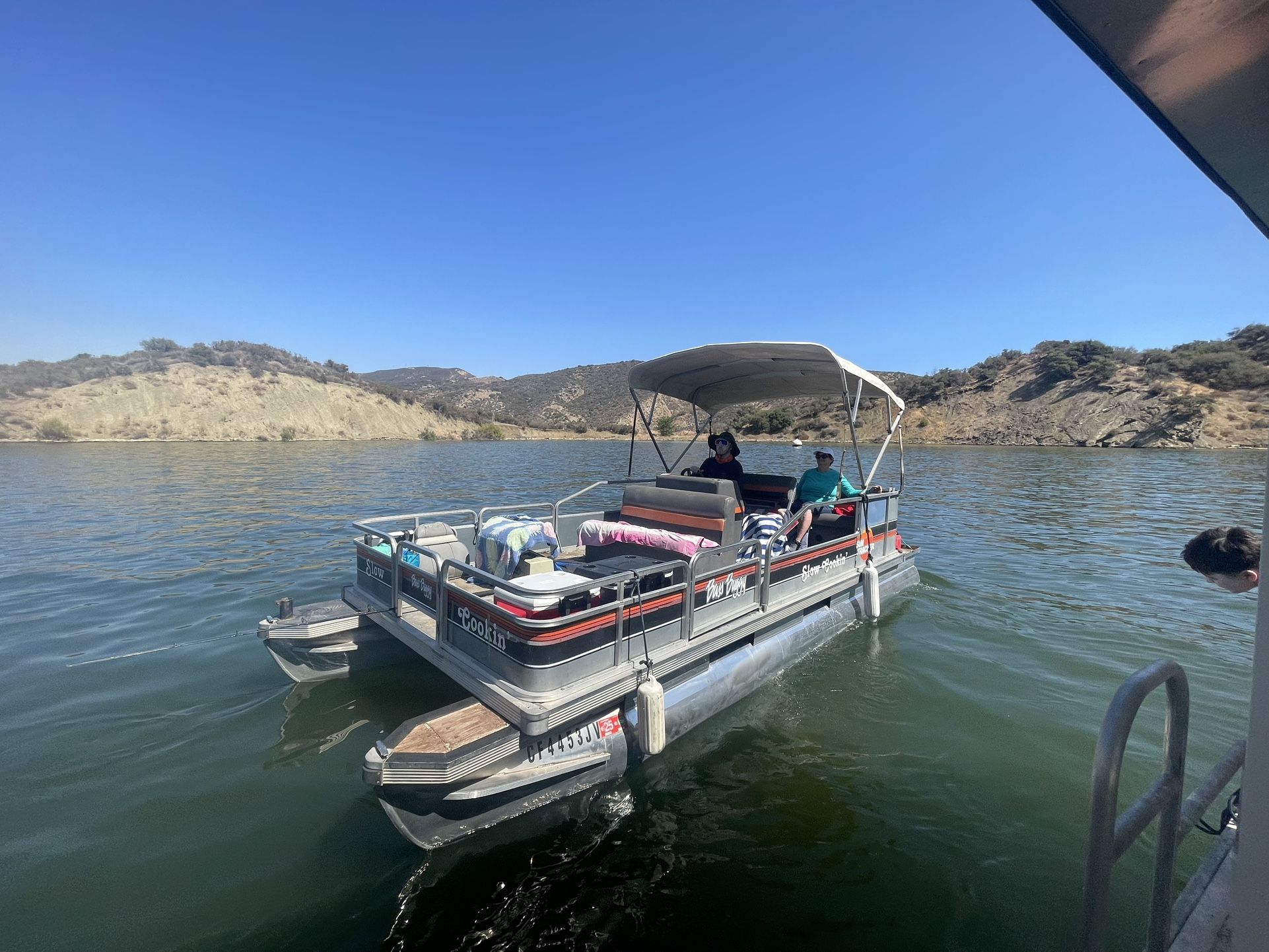 “Slow Cookin” 1988 Bass Tracker Pontoon Boat