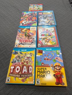 Wii U Games bundle of 7 $55 or $10 each
