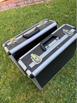Aluminum hard cases with foam