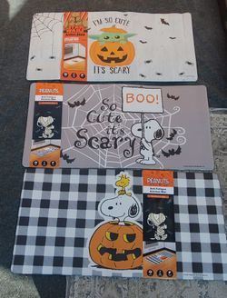 New Halloween Kitchen Mats