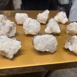 Natural Gemstone Crystal Drawer Knobs Pulls