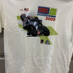 2009 World Superbike Championship Miller Motorsports Park Utah T-shirt