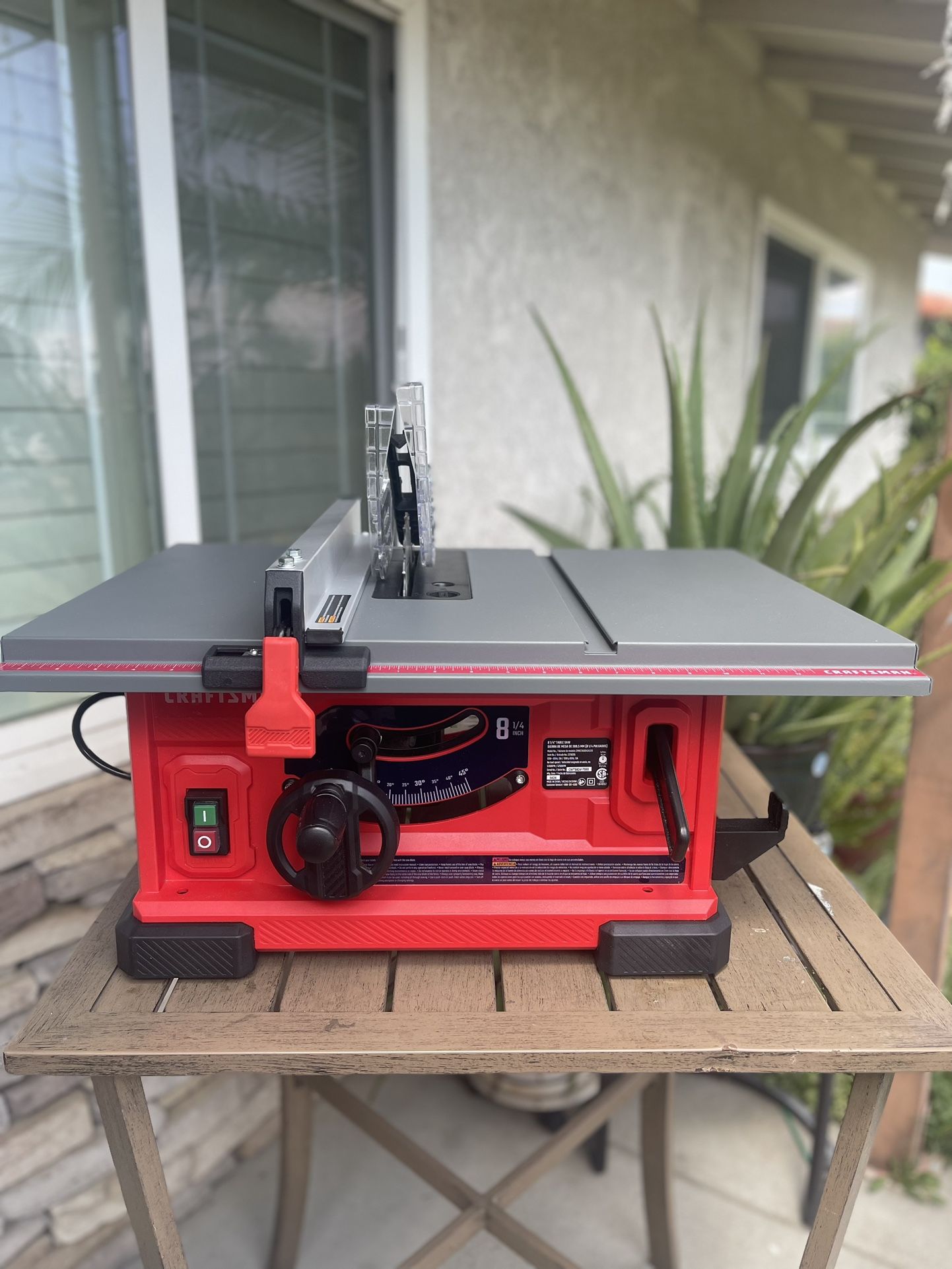 CRAFTSMAN 8.25-in 13-Amp 120-Volt Corded Portable Benchtop Table Saw
