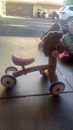 Radio flyer ride on horse