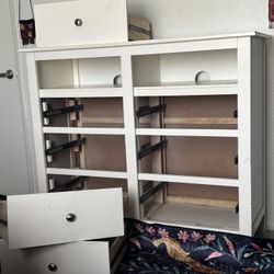 Real Wood White Dresser 