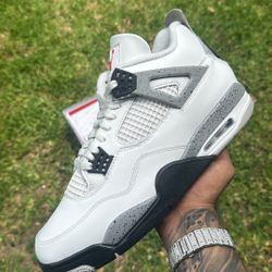 Air Jordan 4 Retro White Cement 2025