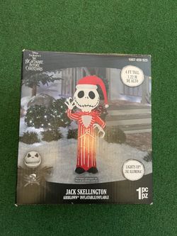 Disney Jack Skellington Nightmare Before Christmas 4 ft. Inflatable